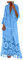 Ni_ka Robe Boheme Chic Jupe Longue FrangéE en Dentelle à Encolure en V Dress Femme Sexy Rose Taille S à 4XL, Ni_kadress44581, Bleu Clair