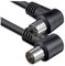 Cavo antenna TV IEC 2.5M SP-PR 90┬░ NERO