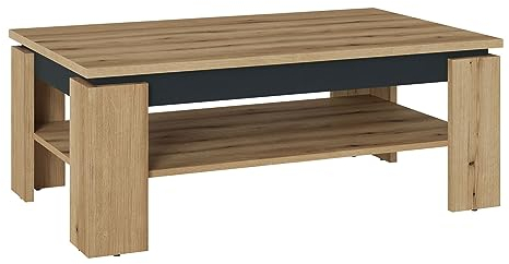 Möbel Jack Couchtisch - Coast Evoke Eiche Dekor - Grau - 110 x 67 cm