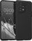 kwmobile Housse Compatible avec Oppo Find X5 Pro (5G) Coque - Housse de téléphone en Silicone avec Protection Appareil Photo - Noir Mat
