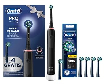 Oral-B PRO3 Elektrische Zahnbürste, Schwarz