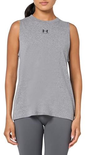 Under Armour Rival Muscle Tanktop für Damen, (026) Castlerock/Schwarz, X-Groß