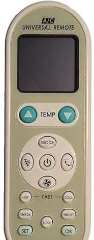 Universalfernbedienung für Klimaanlagen, Kompatibel mit Allen Originalfernbedienungen