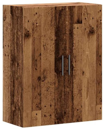 vidaXL Wandschrank Altholz-Optik 69,5x34x90 cm