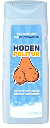 Lustiges Duschgel (Hoden Politur) | Lustiges Geschenk für Männer | Spaßgeschenk | Scherzartikel | Männershampoo | Männerduschgel | Geburtstagsgeschenk