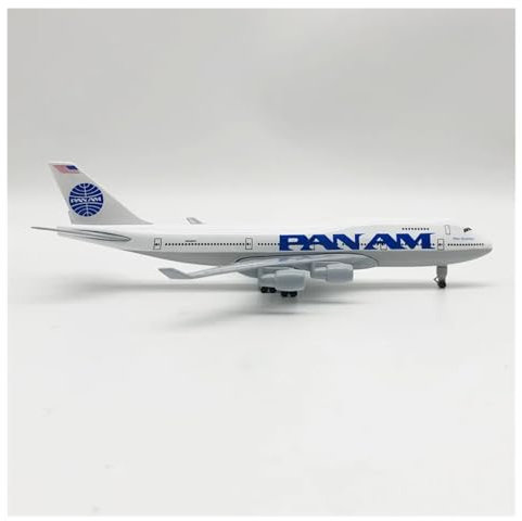 WJXNNON For Pan Am 747Metal Airplane Model Boeing 747 Model 20cm