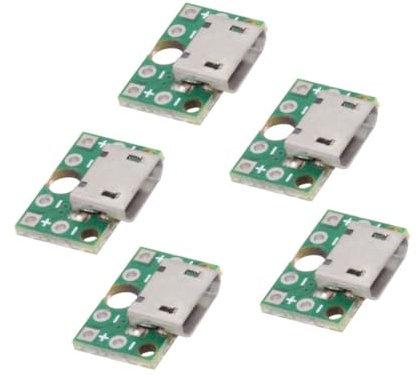 chenyang Lot de 5 connecteurs USB 2.0 Micro USB 6 broches femelles de rechange pour réparation