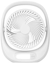 Bilake Ventilador inalámbrico sobremesa Águila Blanco 5W | 3 velocidades | Recargable
