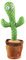 KENO Talking toy, dancing, singing, repeating what you say, with 120 interesting songs for children's toys, talking electric twisting plush sand sculpture swinging funny dancing cactus (green)