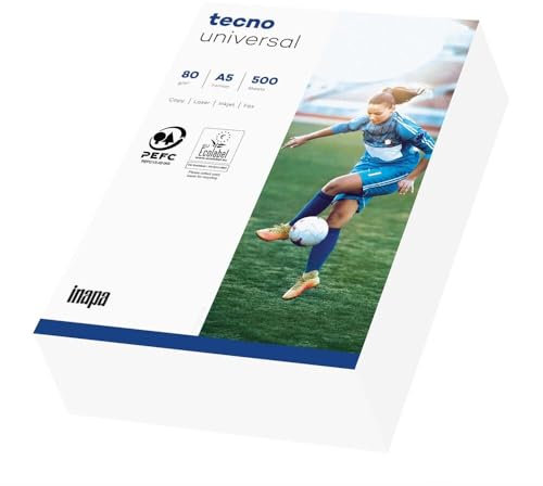 Kopierpapier tecno®universal, A5, Weiß, Zellstoff, 80 g/qm, 5000 Stück