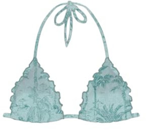 Mc2 Saint Barth Donna Bikini Pezzo sopra Viscosa Turchese M