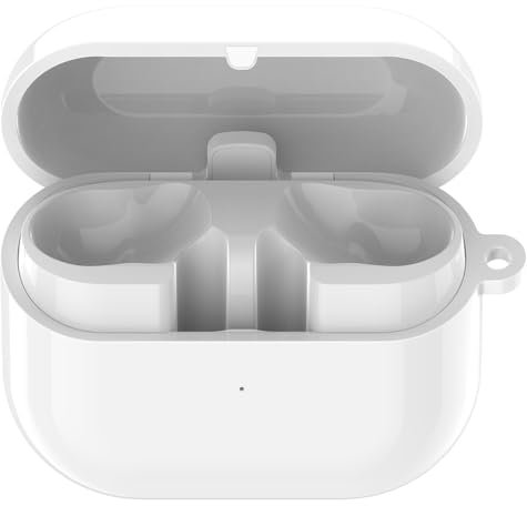 NovemFoal Replacement Earbud Charging Case Compatible with Samsung Galaxy Buds 3 Pro Charging Cases, Charger Box Cradle Earphone Accessories for SM-R630 (White)