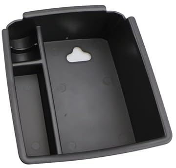 ZSEDWRU Armlehne Aufbewahrungsbox Auto Container Staubox Mittelarmlehne Aufbewahrungsbox Tablett Container Organizer Zubehör Kompatibel Mit VW Für Tiguan Für Mk2 2016–2023