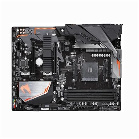 Placa Madre Placa Base Fit For Gigabyte GA B450 AORUS Elite con Socket AM4 DDR4 B450, Placa Base de Escritorio M.2 NVMe PCI-E X16 3.0