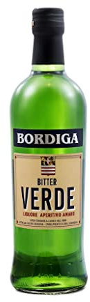 Bitter Verde, Grün Bordiga, Liquore Aperitivo Amaro, 0,7 L, 20 % Vol.