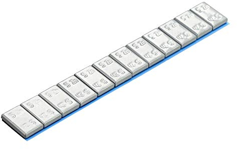 PERFECT EQUIPMENT 100x Klebegewichte für Leichtmetallfelgen Silber Typ 371B FL 60g | Auswuchtgewichte, Klebegewichte 60g Wuchtgewichte