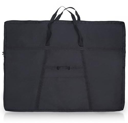 JJRING Dacron Tragetasche, wasserdicht, leicht, 91,4 x 121,9 cm, Schwarz