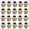 sourcing map Écrous Fileté Insert Vis Zinc Alliage Hex Prise M5 Filetage Interne 10mm Long Pour Meuble Bois 20pc