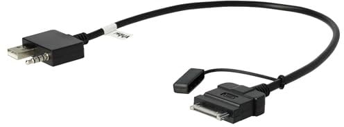 vhbw AUX Audio Adapter Kabel KFZ Radio (30 cm) kompatibel mit Kia Soul, Sedona, Sportage Auto, Autoradio - USB