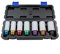 US PRO 3459 7PC 1/2 Dr Alloy Wheel Impact Socket Set Colour Coded