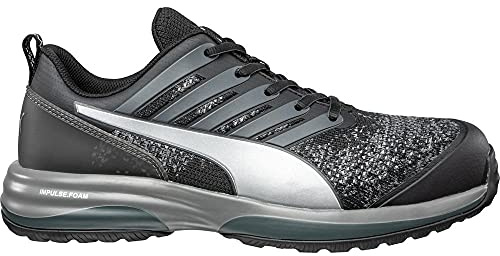 Puma Safety Charge Black Low Work Shoe Composite Toe Slip Resistant SD