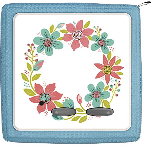 TheSmartGuard Schutzfolie passend für die Toniebox | Folie Sticker | Bunte Blumen im Kreis