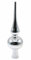 Weihnachtsbaumspitze 20cm Christbaumspitze Tannenbaumspitze Baumschmuck Spitze, Farbe:Silber