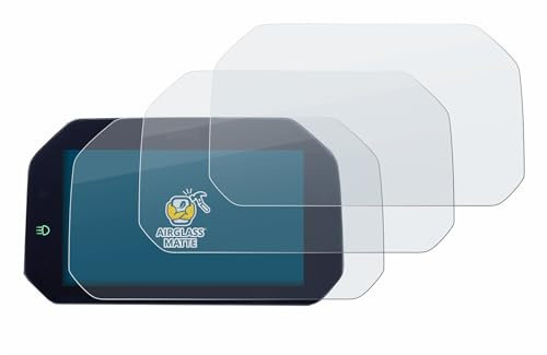 BROTECT Entspiegelungs Schutzglas für BMW R 1250 GS Connectivity TFT 6.5 (3 Stück) Schutzfolie Panzer Folie Glas Matt [Kratzfest 9H]