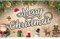 Wandposter Merry Christmas