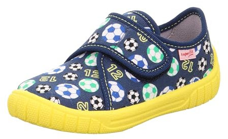 Superfit Jungen Bill Hausschuh, Blau Mehrfarbig 8070, 36 EU