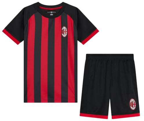 AC Milan Offizielles Home Trikot Set für Kinder - 2022/2023-6 Jahre bis 14 Jahre Trikot - Fussball Shirt und Shorts