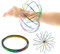 Flow Ring Spinner Ring Arm Toy,3D Geometric Magic Flow Spiral Toy Magic Ring Game 3D Arm Spinner Interactive Stress Relief Toy Festival Toy