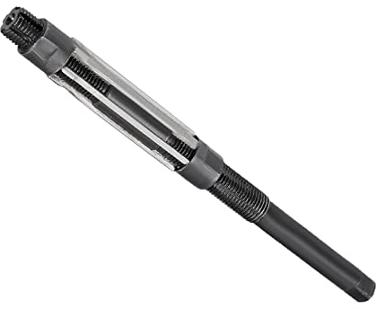 QUARKZMAN 11,75-12,75mm Ajustable Manual Operado Escariador x 1uds Alta Velocidad Acero 6 Recta Flauta para Escariado Metal Piezas, [H8]