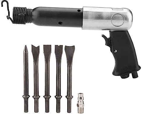 Martello Pneumatico Per Compressore D'aria Per Impieghi Gravosi da 250 Mm con Set di Utensili Per Punte a Scalpello Regalo di San Valentino