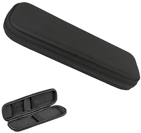 EVA Pencil Case - Hard Shell, Waterproof Multifunctional Black Zipper Bag for Executive Pens, School Office Supplies