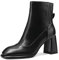 QUEEN HELENA Tronchetti Stivaletti con Tacco Donna K3257 (Nero, Numeric_36)