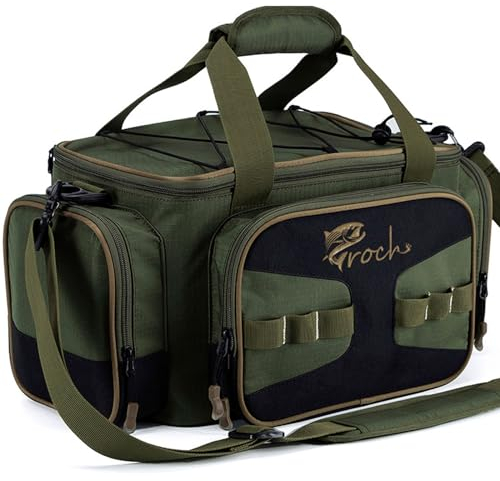 Fishing Tackle Bag for Fishing Accessories, Ideal for Shoulder or Crossbody Wear