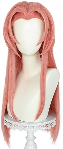 Anime Haruno Sakura Cosplay Perücke, Frauen Rosa Langhaar Perücken Rollenspiel Perücken Mit Perücke Cap, Für Party Halloween Requisiten Zubehör