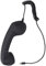 Auricular de Teléfono Retro Vintage, Teléfono Móvil Clásico Retro de 3,5mm, Minimicrófono, Receptor de Llamadas Telefónicas para Teléfono Inteligente (Negro)