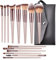 14 Stück Make Up Pinsel Set, Professionelles Pinselset Makeup für Augen und Gesicht, Foundation Brush mit storage bag Lidschatten Pinselset，Foundation Concealer Rouge Lidschatten Makeup Pinsel