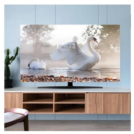 Schutzhülle für den Fernseher TV-Abdeckung Staubschutztuch 32-70 Zoll Höhe Qualität Haushalt Hängender Desktop Gebogener TV Universal ( Color : 09 , Size : 70inch 161x96cm )