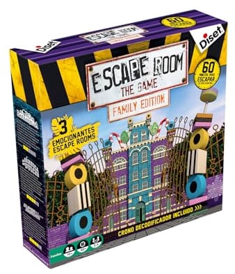 Escape Room Family - Candy Factory Familienbrettspiel, empfohlen ab 10 Jahren