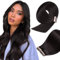 YDDM Tape In Extensions Echthaar 20pcs 55cm 50g Natürliches Schwarz Invisible Tape Extensions Echthaar Extensions Tape Extensions Echthaar Tape Extensions Skin Weft Haarverlängerung(22Zoll,1B#)