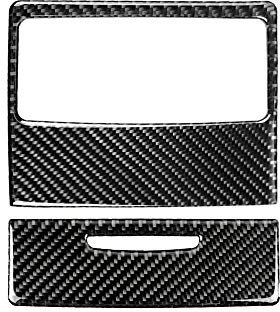 YULLING Auto-Konsole Armaturenbrett Streifen Abdeckung Aufkleber Dekoration Innenverkleidung Zubehör passend für BMW 3er E90 E92 E93 2005–2012 Autozubehör