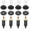 Bamyli 4 Set Fixations Support Couvre Moteur Compatible pour Peugeot Citroen Le Capuchon de Boulon de Capot Moteur Z26