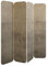 HEALANCY Paravent Raumteiler - 4-teilig Raumtrenner, Druck 1-Seite - Premium QUALITÄT 100% Holz - Raumtrenner - Trennwand Wohnung - Room Divider - Spanische Wand Deko Modern Sichtschutz