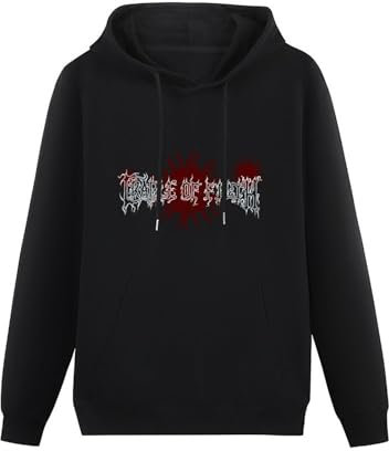 Men's Cotton Hooded Cradle Of Filth 'C.O.C' Long Sleeve Hoody With Pocket Sweatershirt, Hoodie Black XXL