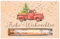 Geldgeschenk Frohe Weihnachten - Geschenkkarte aus Holz, Frauen und Männer, Geld kreativ verschenken, Geschenkverpackung Geld Gutschein, Weihnachtskarte (Weihnachtstrucker)