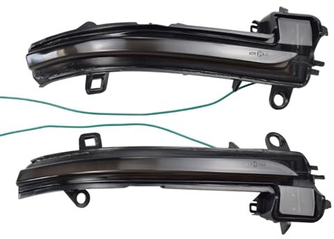 Auto Seite Rückspiegel Blinker Licht für BMW X2 X1 F48 F49 1/2 Series F45 F46 F52 Sedan 2015 2016-2018 Autoseite Anzeigeleuchte Spiegelblinker Außenspiegel Blinker Zubehör Auto-Rückspiegel-Blinker