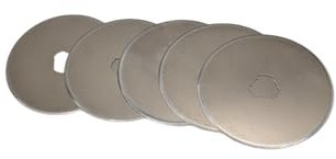 Eniyako® 5 Ersatzklingen für Prym und Olfa Rollschneider 45mm